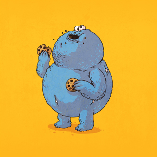 Illustration for article titled Morbidly obese versions of iconic pop culture characters by Alex Solis